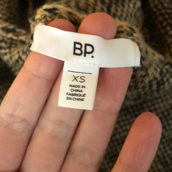 BP. XSmall Cheetah Print Long Cardigan - Picture 6 of 9